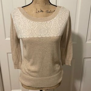 Absolutely Creative Worldwide Tan Sweater